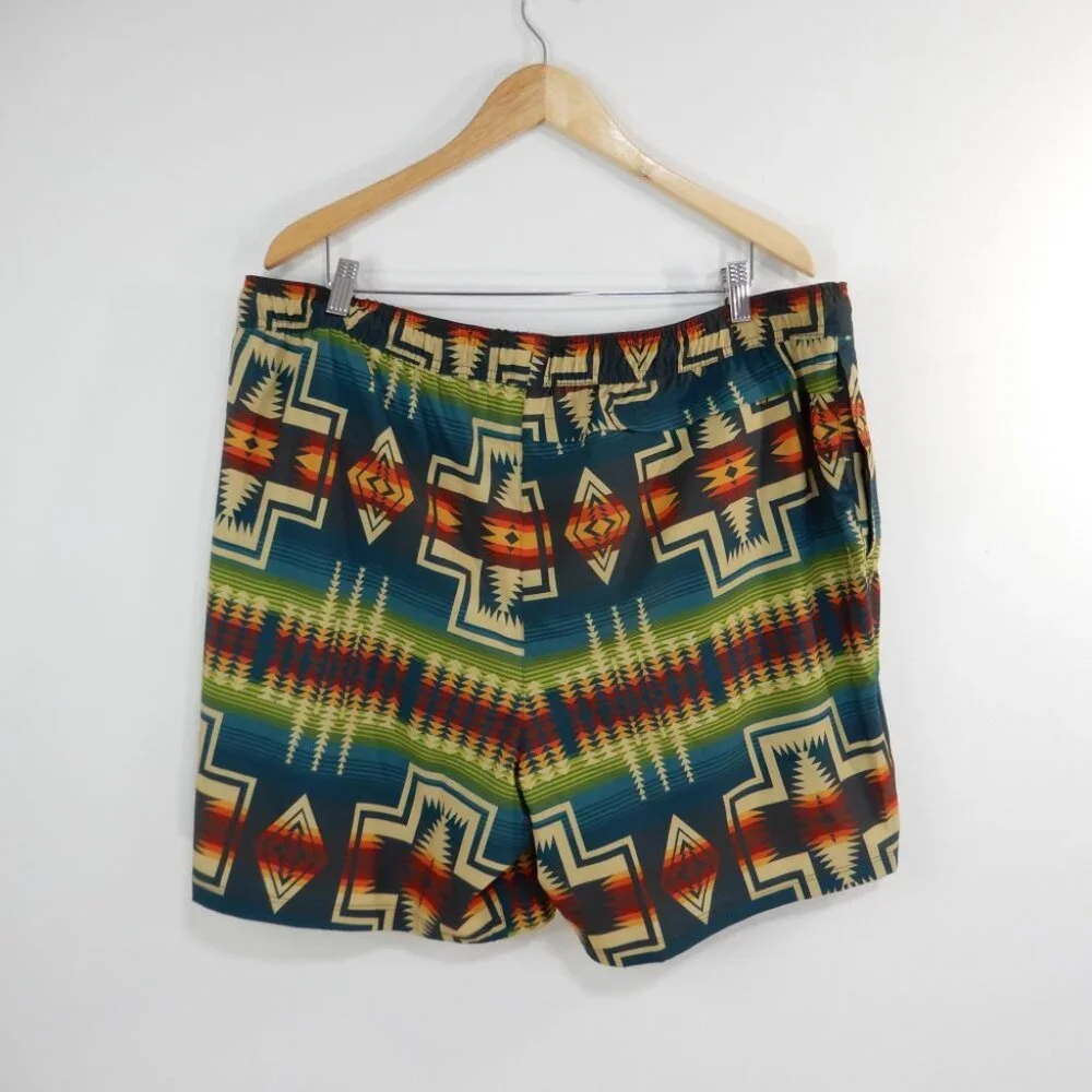 Pendleton Multicolor Patterned Swim Trunks - Picture 8 of 10